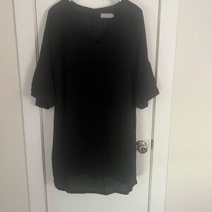 Elegant Black Long Sleeve Dress